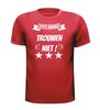 foto 4 echte mannen trouwen niet t-shirt