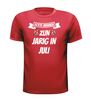 foto 4 echte mannen zijn jarig in juli t-shirt