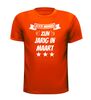 foto 5 echte mannen zijn jarig in maart t-shirt