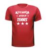 foto 4 echte mannen zitten op tennis t-shirt