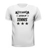 foto 7 echte mannen zitten op tennis t-shirt
