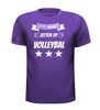 foto 2 echte mannen zitten op volleybal t-shirt