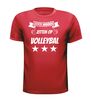 foto 4 echte mannen zitten op volleybal t-shirt