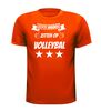 foto 5 echte mannen zitten op volleybal t-shirt
