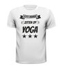 foto 7 echte mannen zitten op yoga t-shirt