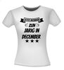 foto 7 echte vrouwen zijn jarig in december t-shirt