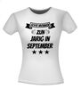 foto 7 echte vrouwen zijn jarig in september t-shirt