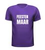 foto 3 feesten maar T-shirt