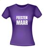 foto 4 feesten maar T-shirt