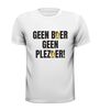 foto 13 geen bier geen plezier t-shirt