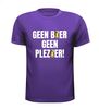 foto 3 geen bier geen plezier t-shirt