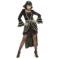 Gothic vampier jurk dame purple halloween