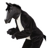 foto 2 Grappig en mooi zwart paarden masker volwassen the black horse