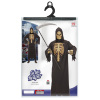 foto 2 Grimreaper gewaad met geraamte kostuum volwassen