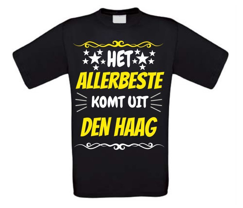 Het allerbeste komt uit Den Haag t-shirt