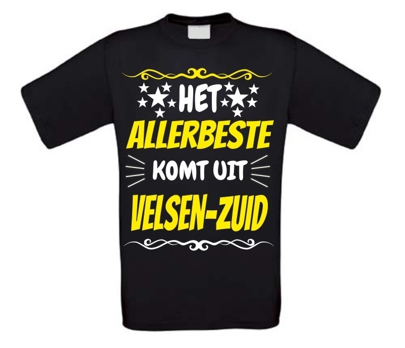 Het allerbeste komt uit Velsen-zuid t-shirt