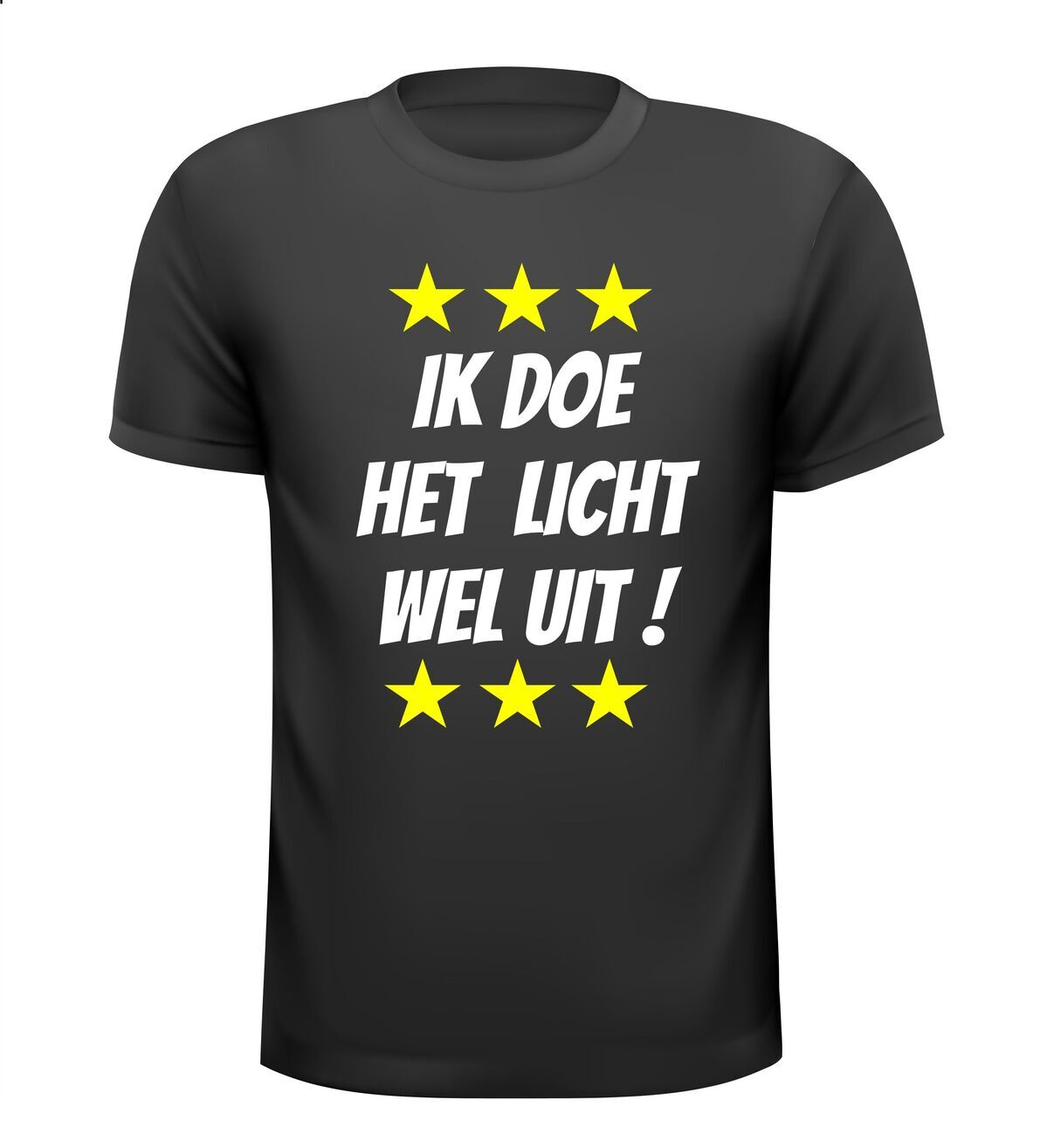 ik doe het licht wel uit T-shirt