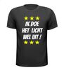 foto 1 ik doe het licht wel uit T-shirt