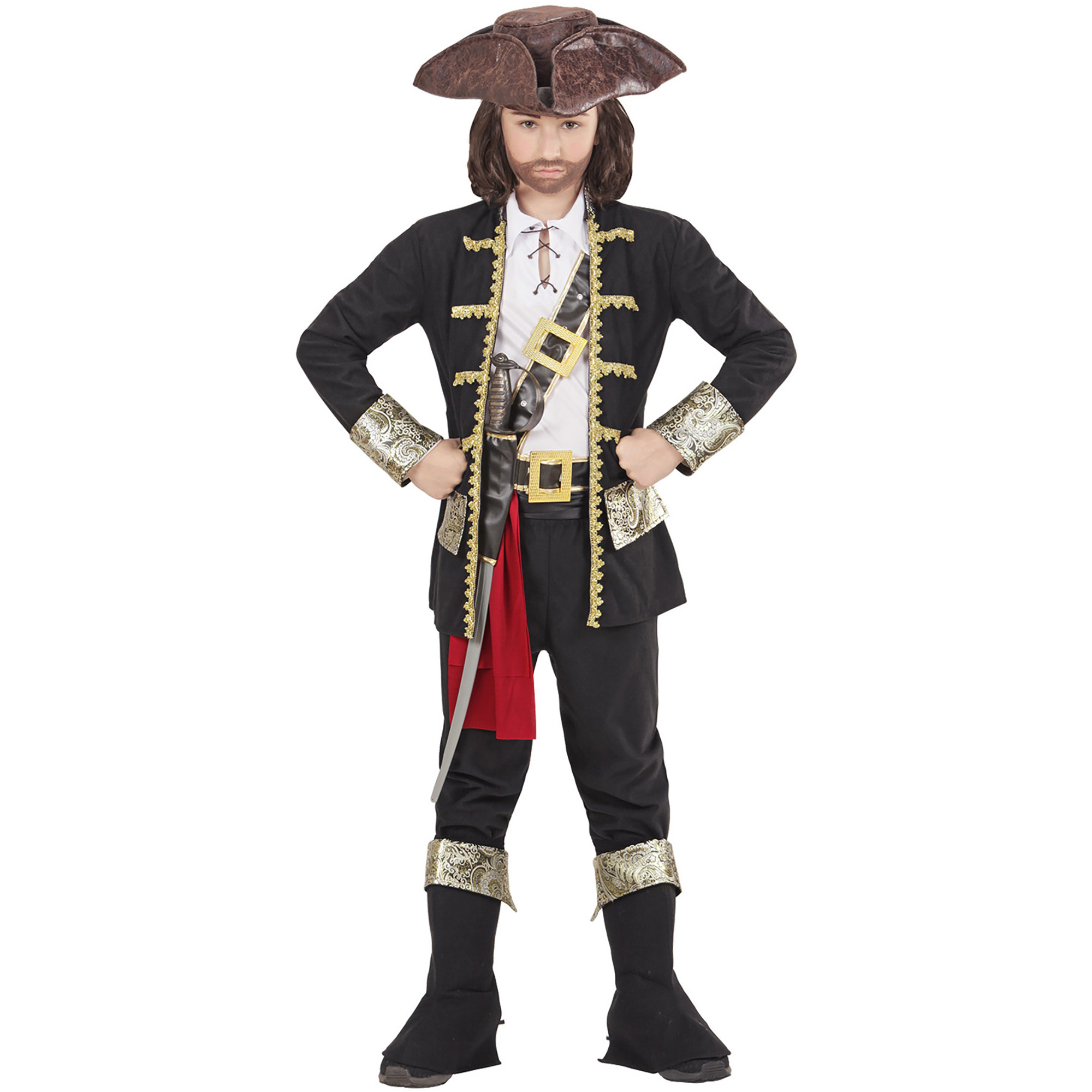 Luxe piraten kostuum kind  ouwe zee schavuit