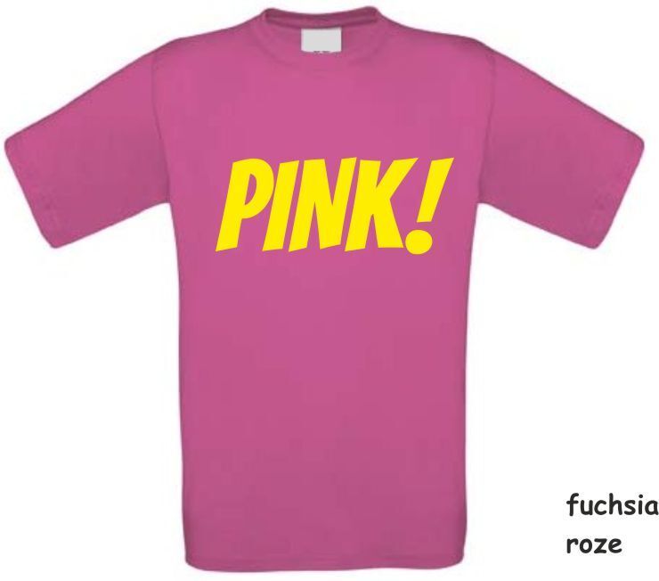 pink roze t-shirt