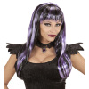 foto 3 Pruik met lang haar zwart paars halloween purple witch