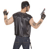foto 3 Ruig super stoer Biker t-shirt met vest en tattoo s