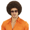 foto 5  Afro pruik bruin volwassen disco