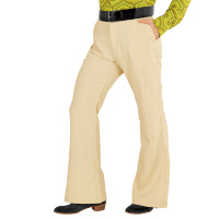 70's Disco broek heren beige 70e jaren 70's Disco broek heren beige 70e jaren
