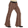 70s Disco broek heren groen bruin old school