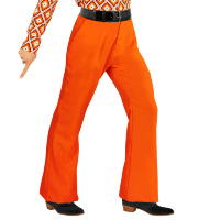 70's Disco broek heren oranje 70e jaren