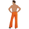 foto 3 70's Disco broek heren oranje 70e jaren 