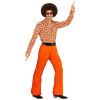 foto 4 70's Disco broek heren oranje 70e jaren 