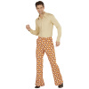 foto 5 70's Disco broek heren oranje ruit