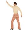 foto 7 70's Disco broek heren oranje ruit