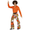 foto 4 70's Disco broek heren retro printje the seventies
