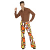 foto 5 70's Disco broek heren retro printje the seventies