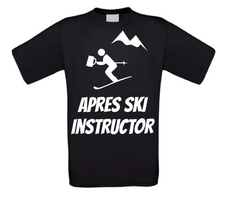Apres ski instructor t-shirt
