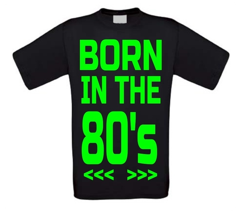 Born in the 80's T-shirt heren