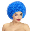 foto 3 Clownspruik blauw vrolijke krullenpruik voor feest en verkleedpartijen