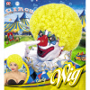 foto 2 Clownspruik krullend geel volwassen 