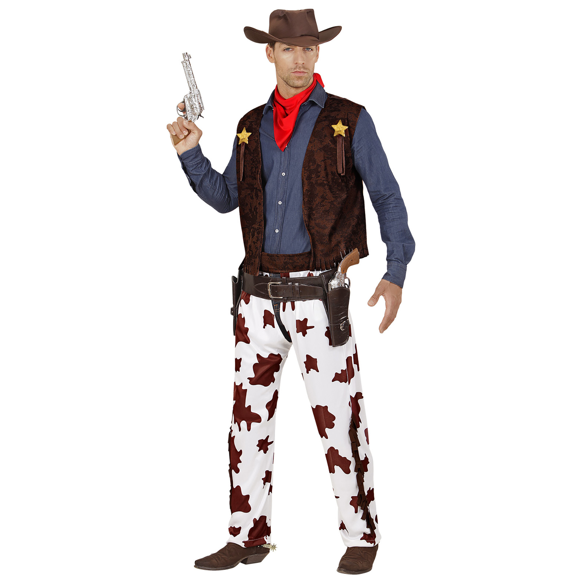 Cowboy kostuum volwassenen rocker billy 