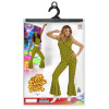 foto 2 Disco 70's groovy jumpsuit retro dames groen