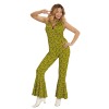 foto 5 Disco 70's groovy jumpsuit retro dames groen