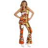 foto 4 Disco 70's groovy jumpsuit retro print