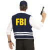 foto 3 Fbi verkleed set volwassen vest met cap