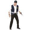 foto 4 Fbi verkleed set volwassen vest met cap