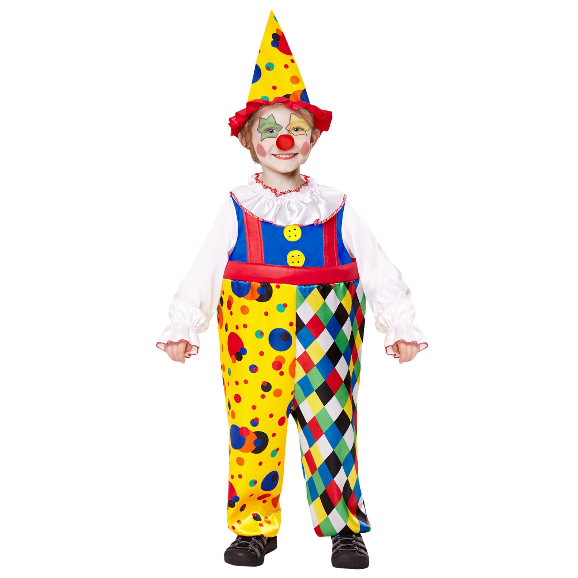 Fleurig clownspak jongen clown billy