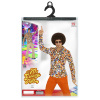foto 2 Groovy 70's disco blouse  heren  gekleurde bubbels
