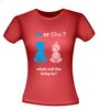 foto 8 he or she? what will the baby be t-shirt