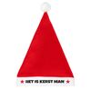 het is kerst man kerstmuts
